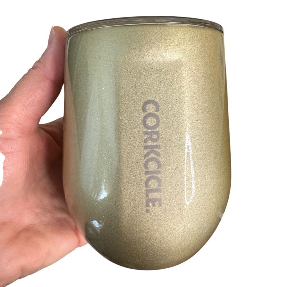 Corkcicle Glampagne Stemless 12 Oz Travel Cup